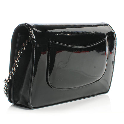 Chanel Patent Strass Wallet On Chain Black 3 of 7