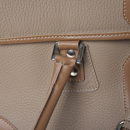 Burberry Grained Calfskin Satchel Brown 8 of 10