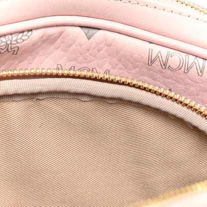 MCM Visetos Small Aren Multifunction Crossbody Pouch Powder Pink 10 of 10