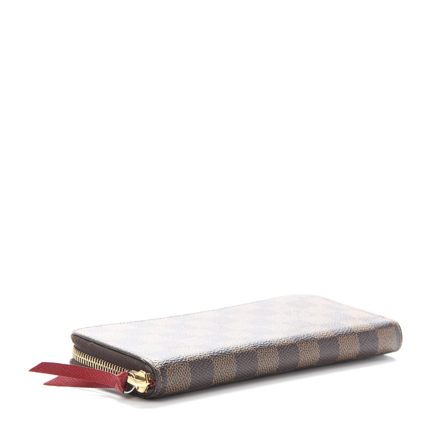 Louis Vuitton Damier Ebene Clemence Wallet Cherry 4 of 9