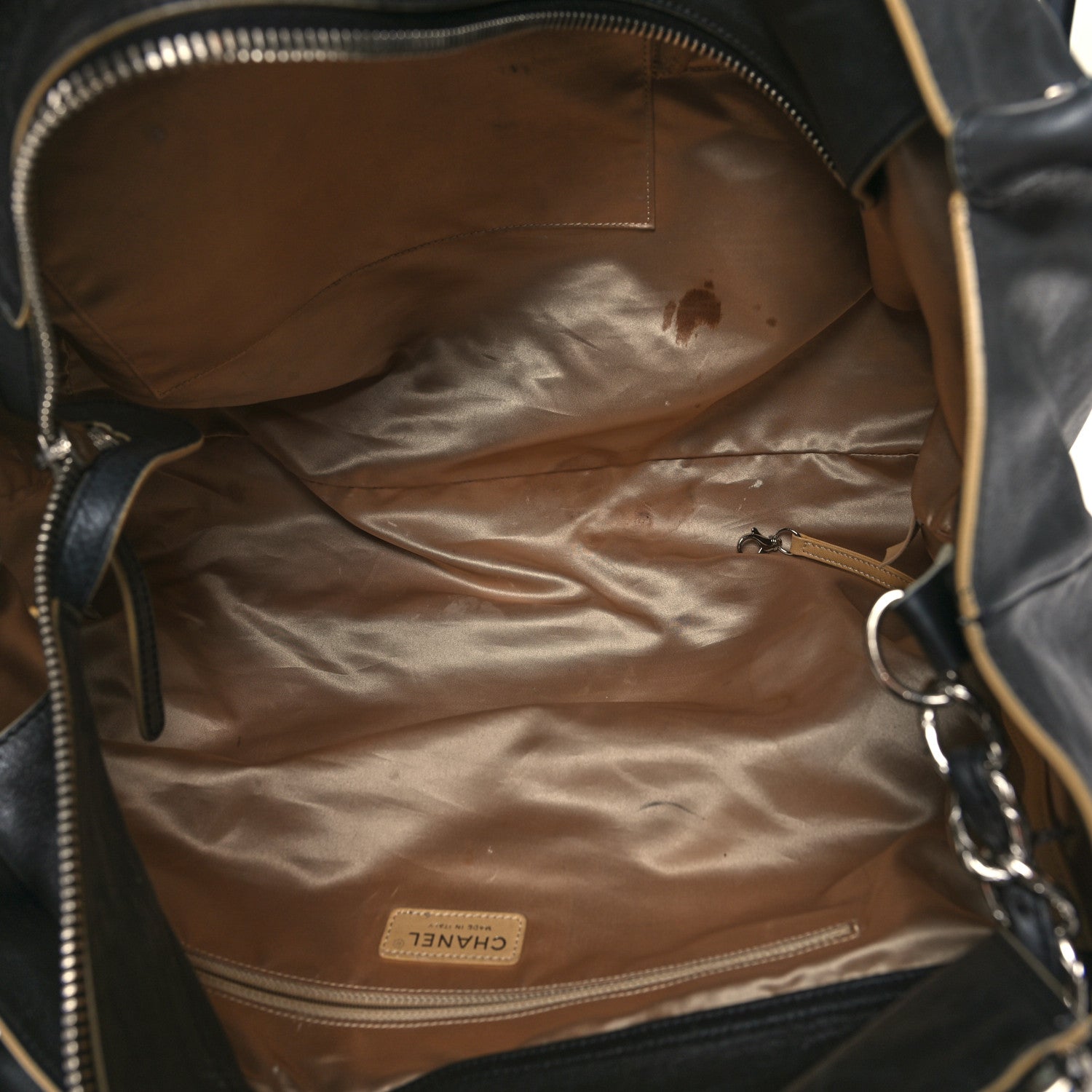 Chanel Lambskin Edgy XL Tote Black 5 of 17
