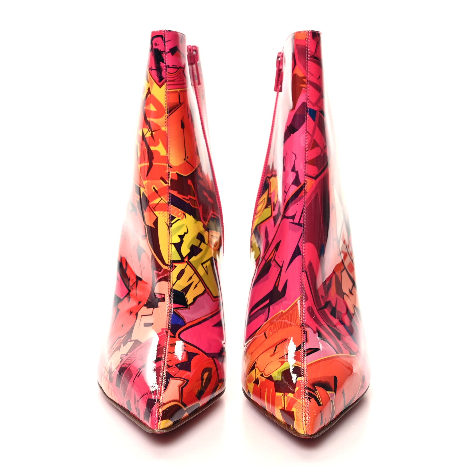 Christian Louboutin Patent Metrograf So Kate Booty 100 Ankle Boots 39 Multicolor 2 of 7