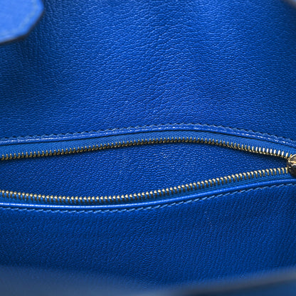 Hermes Epsom Birkin Sellier 25 Bleu France 11 of 12