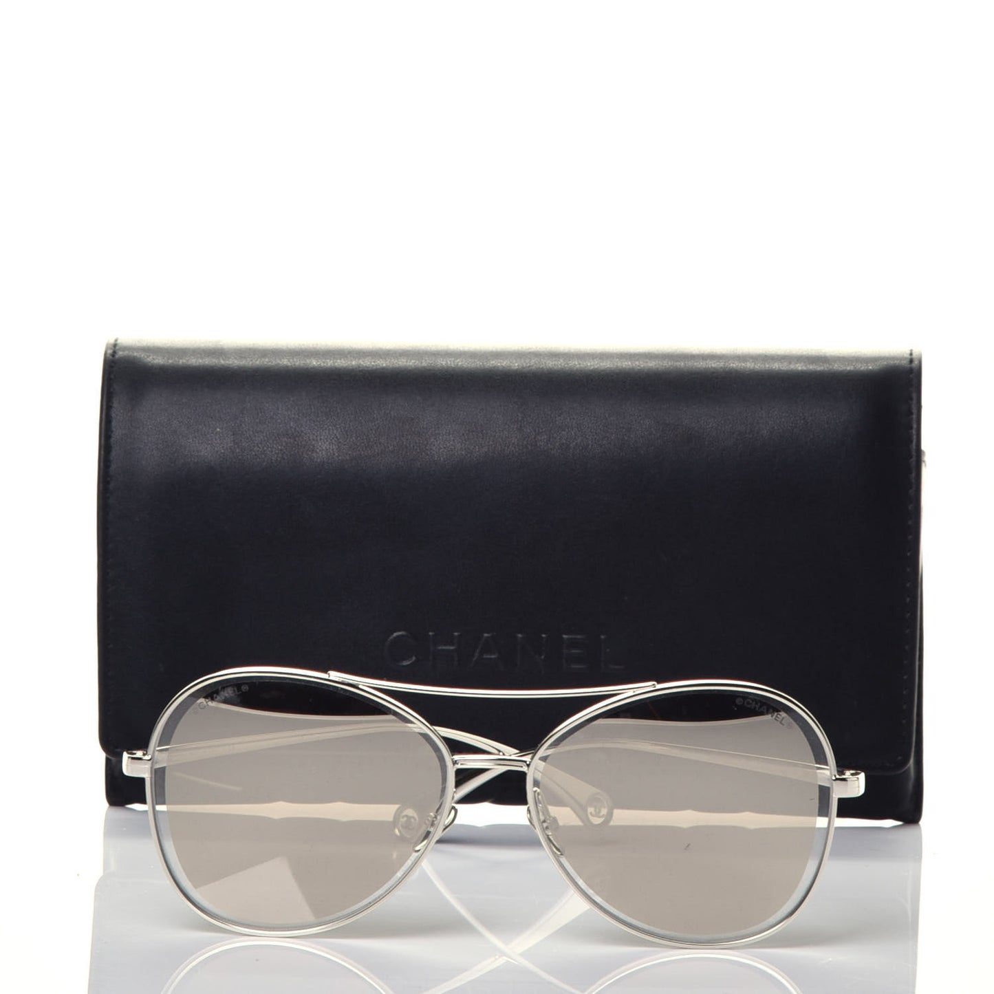 Metal Pilot Sunglasses 4260 Black