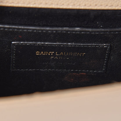 Saint Laurent Grain De Poudre Small Monogram Kate Satchel Nude Powder 9 of 14
