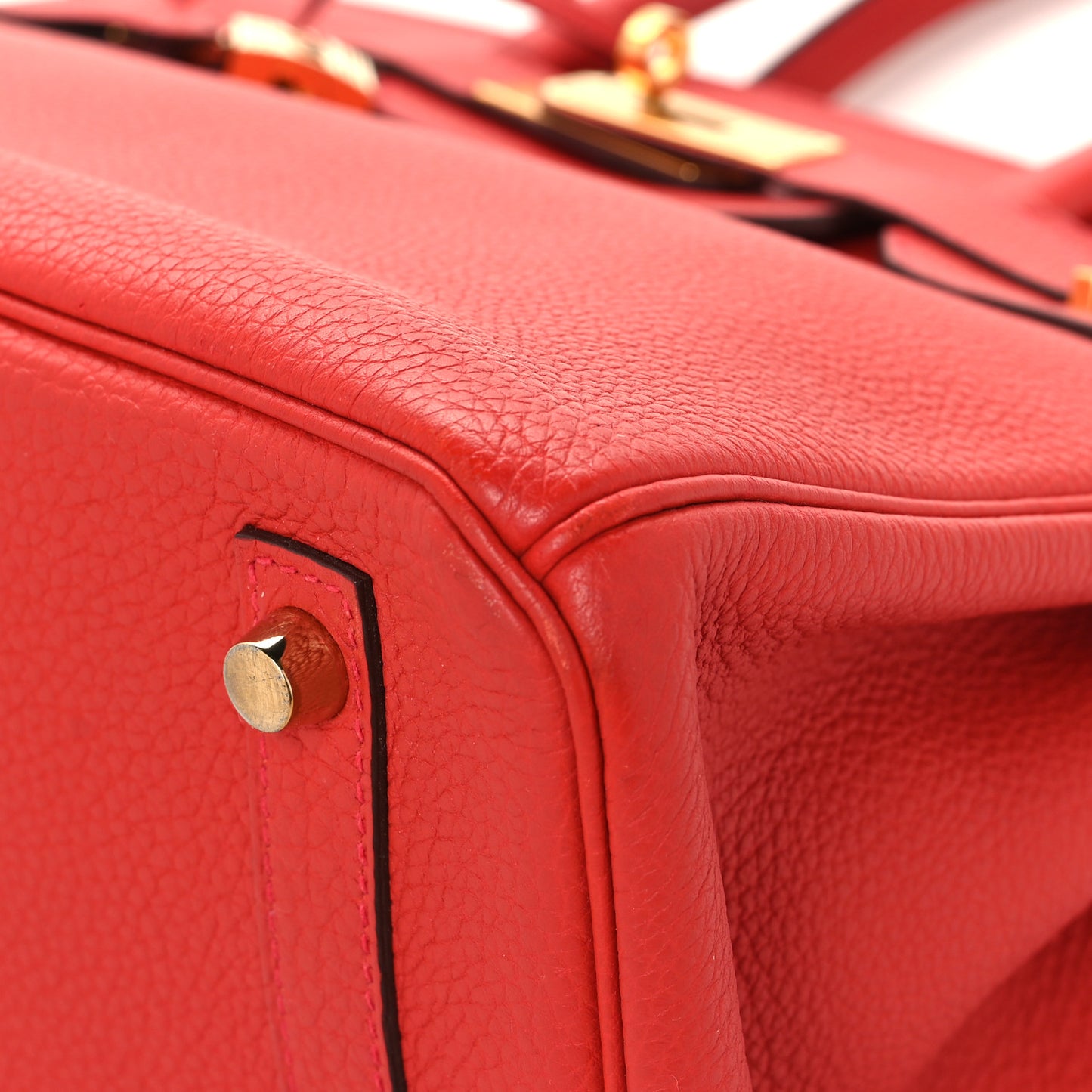 Togo Birkin 30 Rouge Tomate