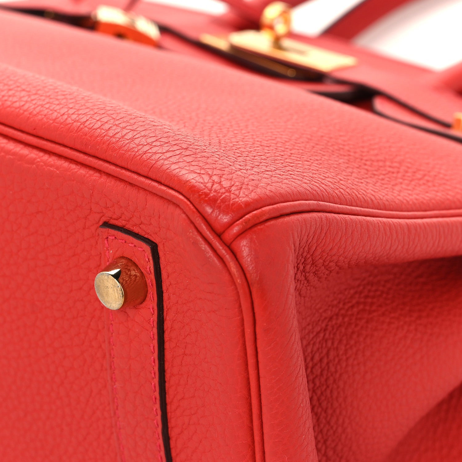 Hermes Togo Birkin 30 Rouge Tomate 10 of 13