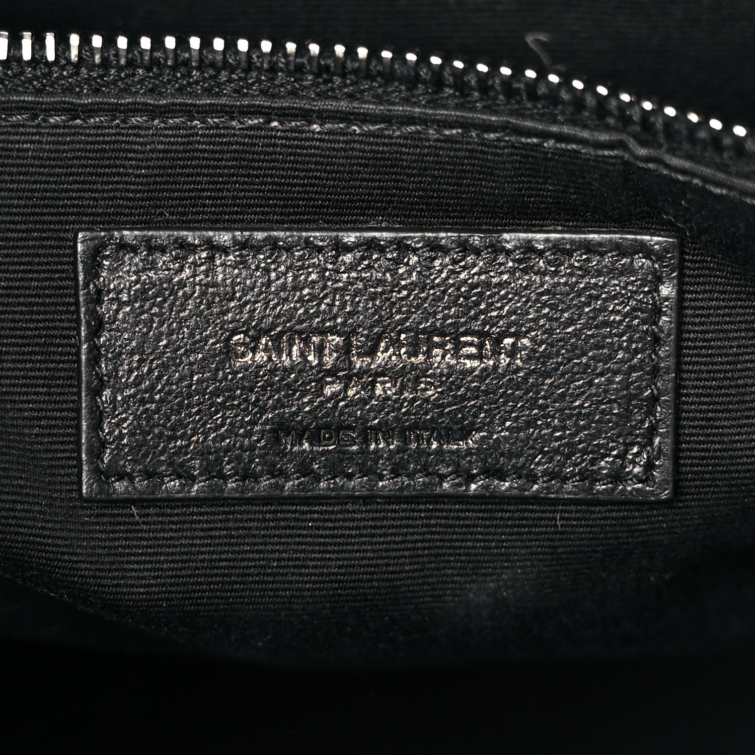 Saint Laurent Crinkled Calfskin Matelasse Monogram Medium Niki Shopper Tote Black 6 of 10