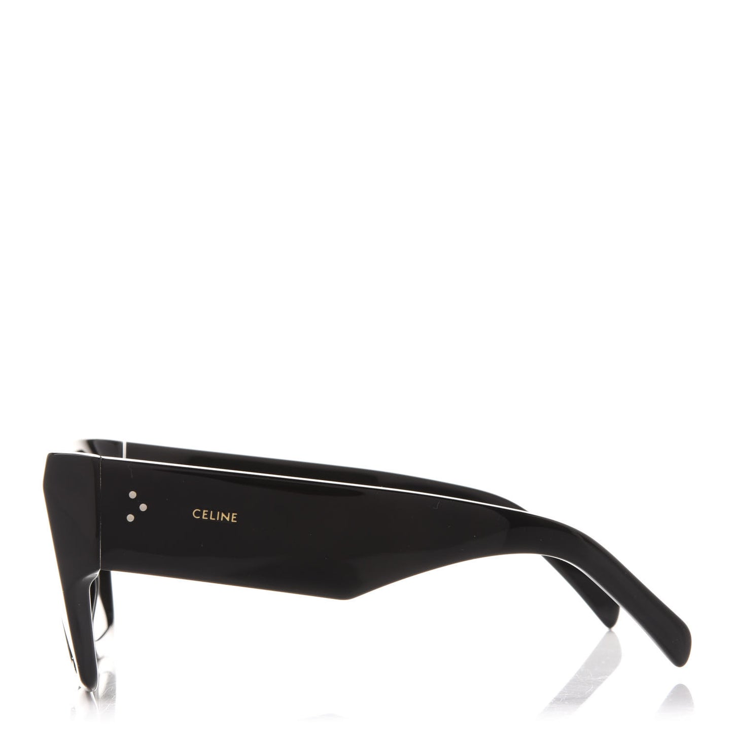 Acetate Rectangular Sunglasses CL400921 Black