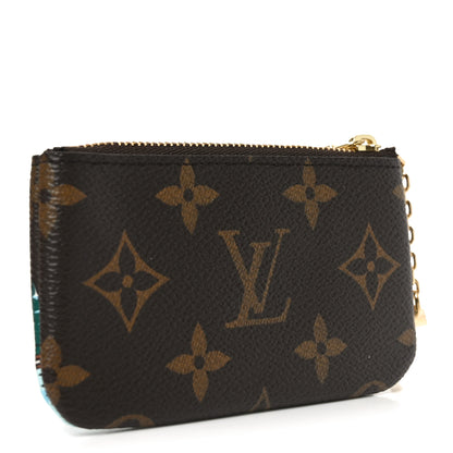 Louis Vuitton Monogram 2023 Christmas Animation Alpine Key Pouch Pink 3 of 7