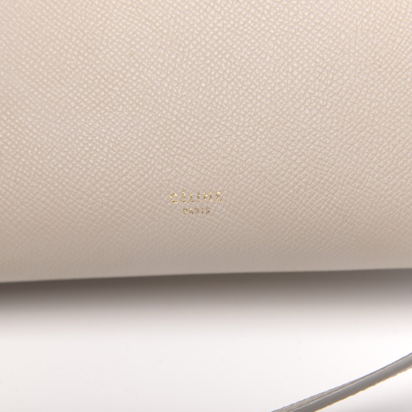 Grained Calfskin Micro Belt Bag Light Taupe