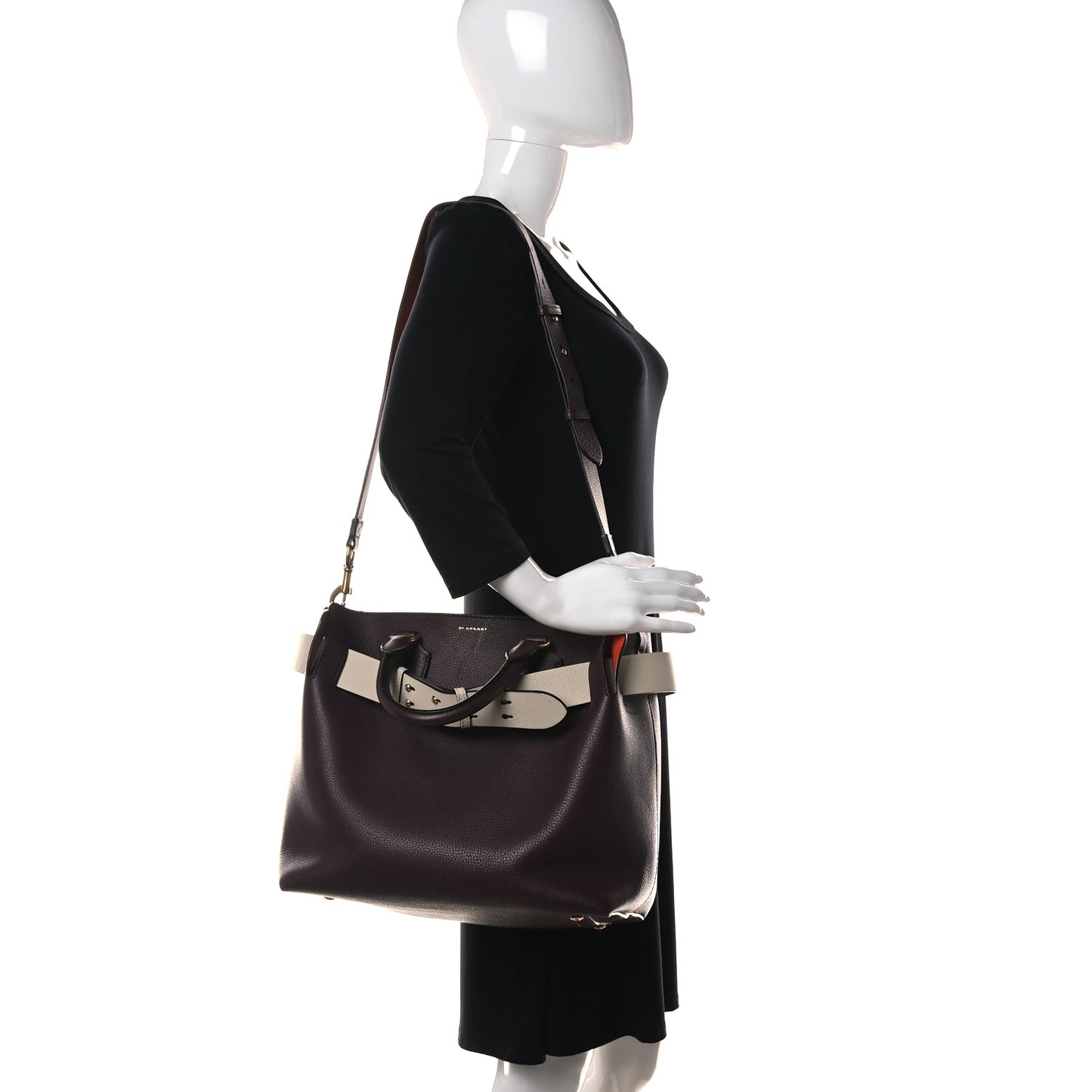 Soft Grain Calfskin Medium Belt Bag Deep Claret