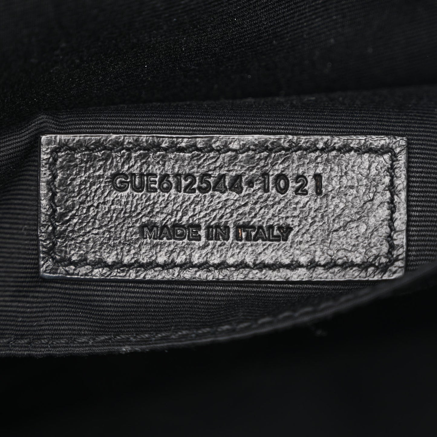 Calfskin Matelasse Monogram Lou Camera Bag Black