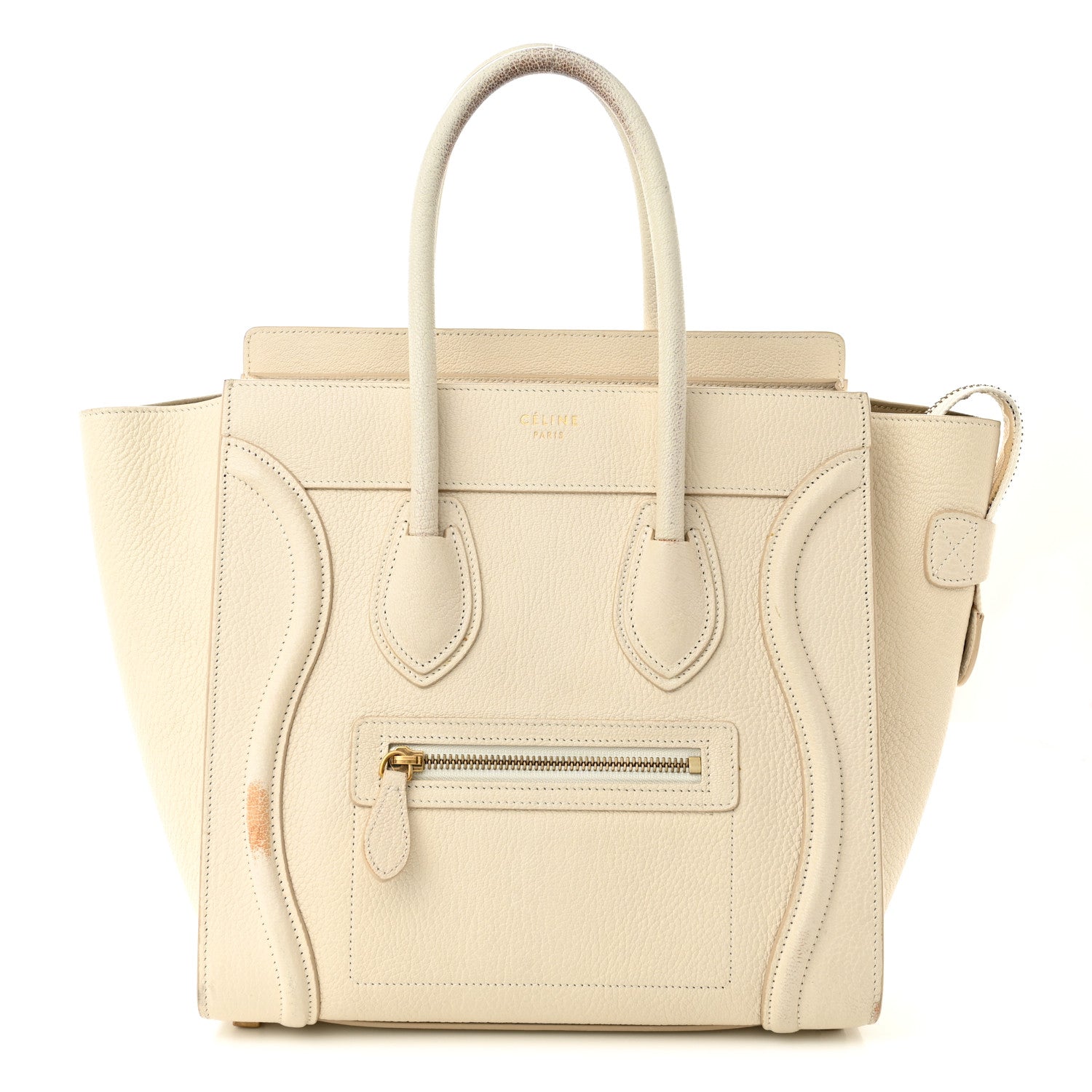 Celine Goatskin Micro Luggage White 1 of 18