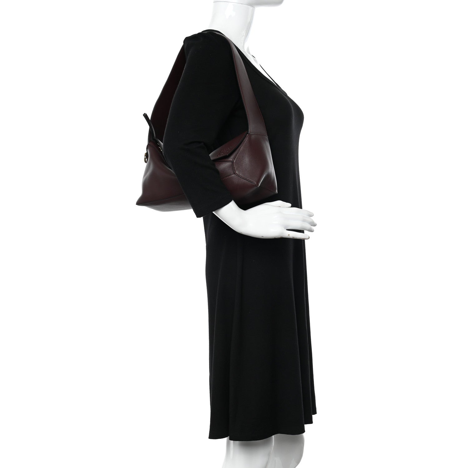 Loewe Calfskin Puzzle Hobo Prune 2 of 9