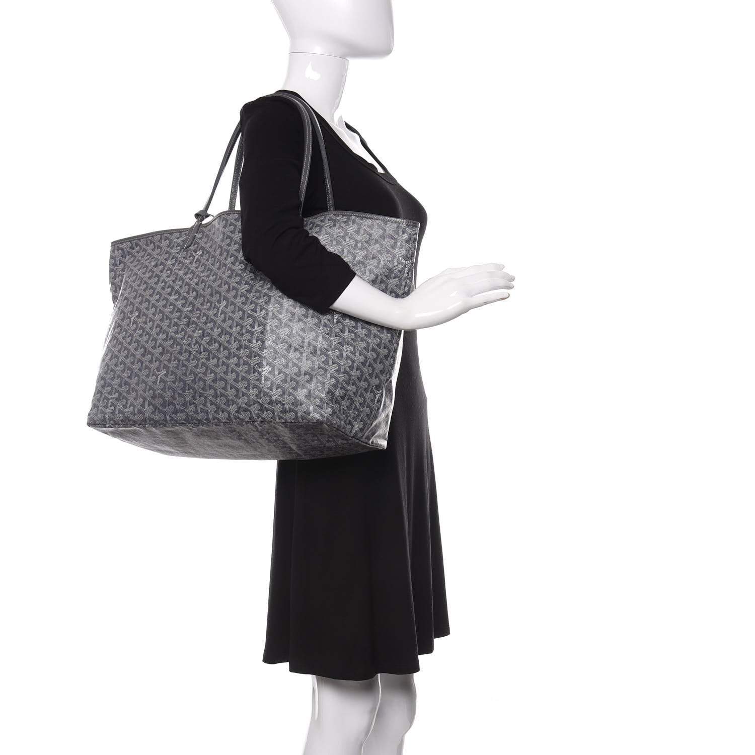 Goyard Goyardine Saint Louis GM Grey 2 of 8
