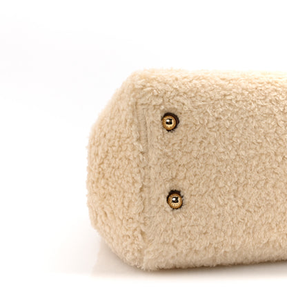 Dolce & Gabbana Faux Fur Vitello Medium Miss Sicily Satchel Caffe Latte Marrone 8 of 9