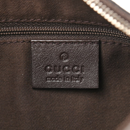 Gucci Monogram Large D Gold Hobo Dark Brown 6 of 14