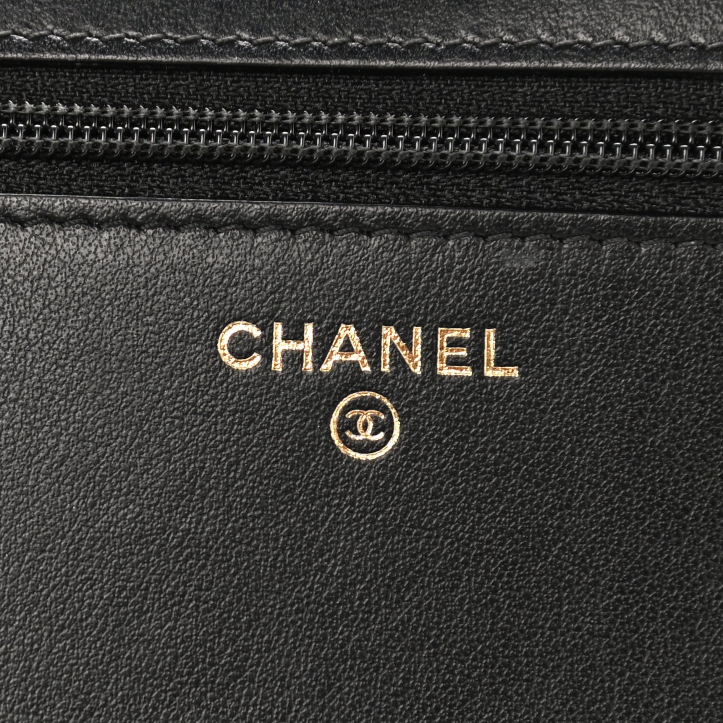 Caviar Quilted Boy Wallet On Chain WOC Black