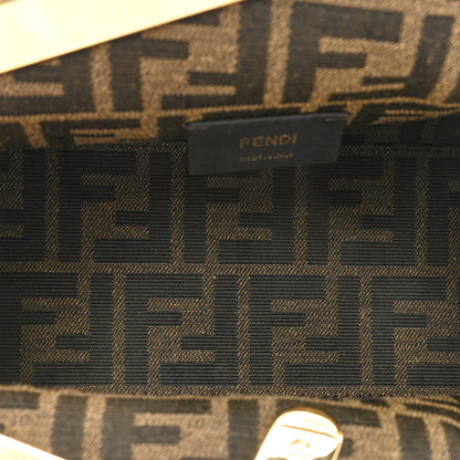 Fendi Shiny Nappa Snakeskin Small Fendi First White Roccia 5 of 11