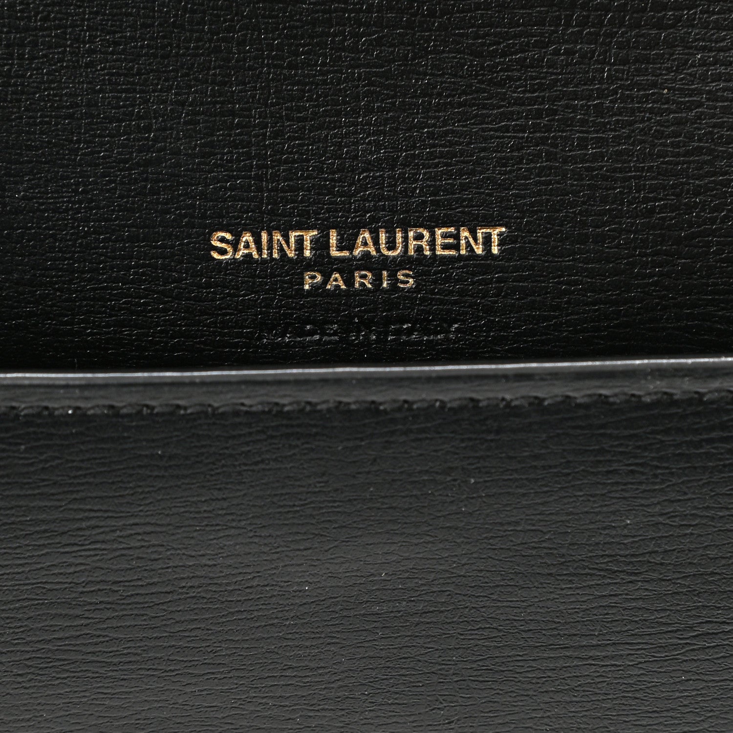 Saint Laurent Smooth Calfskin Monogram Phone Holder Crossbody Black 6 of 9