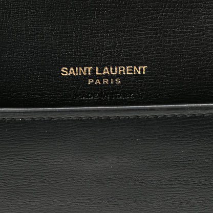 Saint Laurent Smooth Calfskin Monogram Phone Holder Crossbody Black 6 of 9