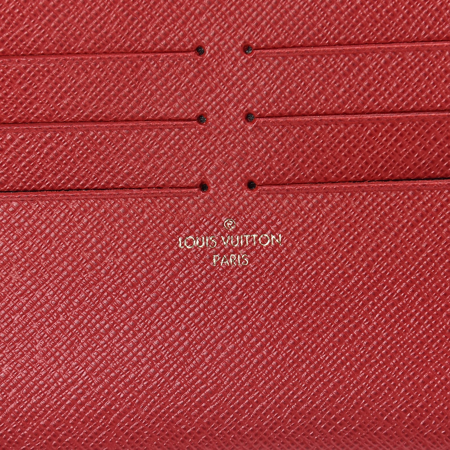 Calfskin Felicie Card Holder Insert Cherry