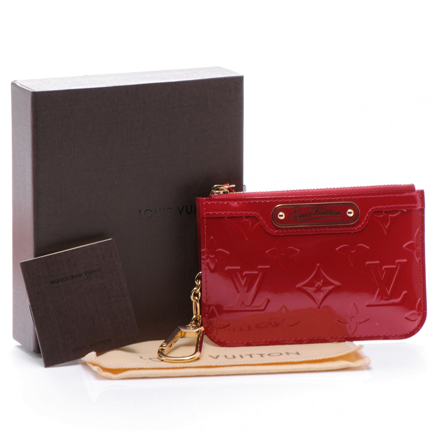 Louis Vuitton Vernis Key Pouch Pomme D'Amour 5 of 8