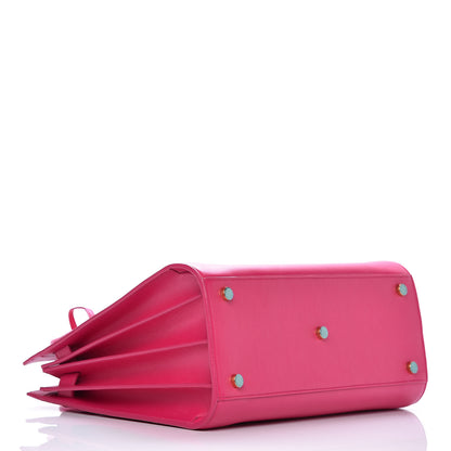 Saint Laurent Calfskin Small Sac De Jour Bubblegum 4 of 9