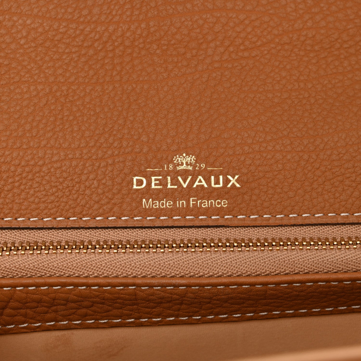 Delvaux Crispy Calfskin MM Tempete Satchel Vegetal 6 of 12