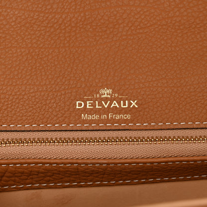 Delvaux Crispy Calfskin MM Tempete Satchel Vegetal 6 of 12