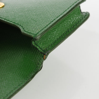 Prada Saffiano Card Holder Larice 8 of 8