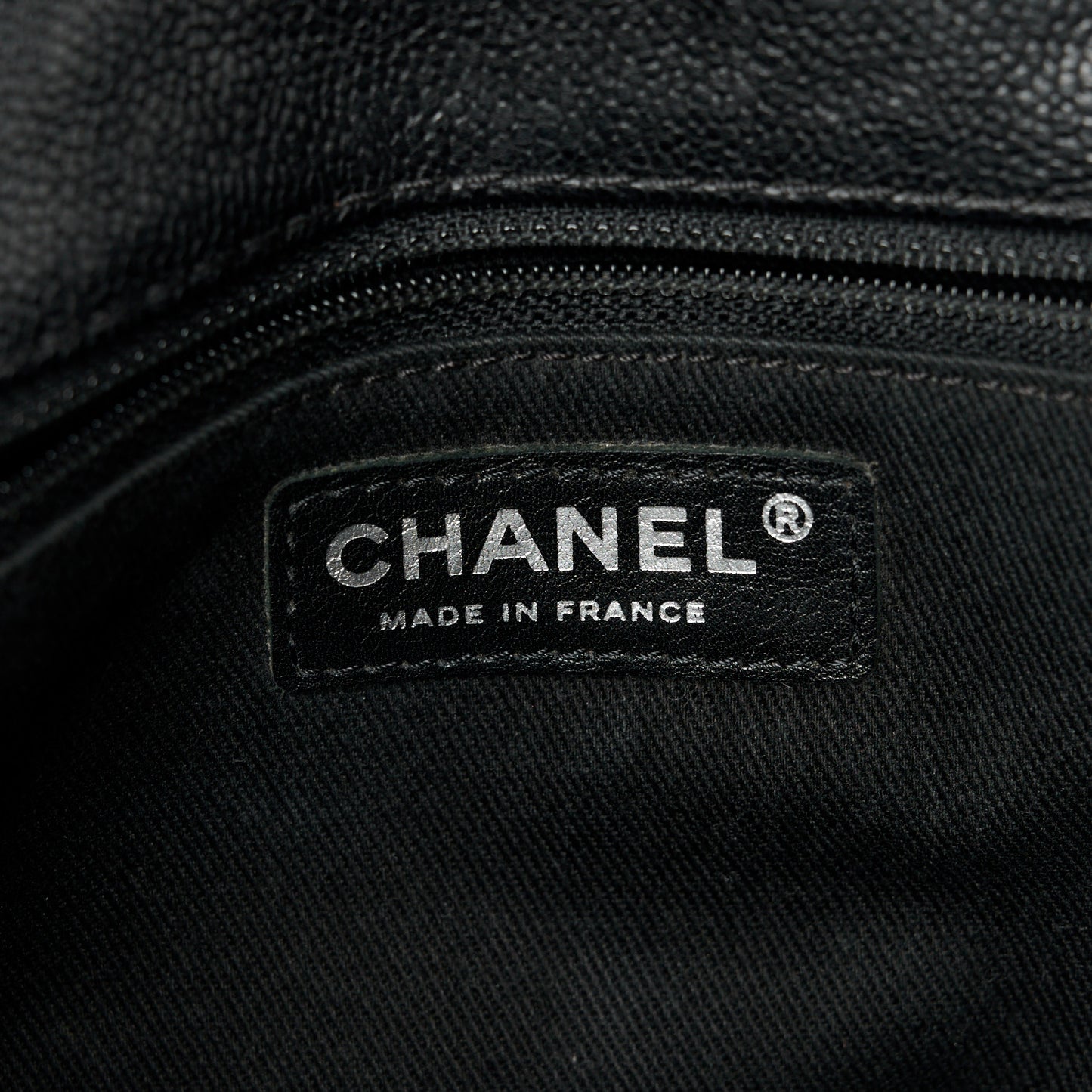 Caviar Stitched Small Flap Black