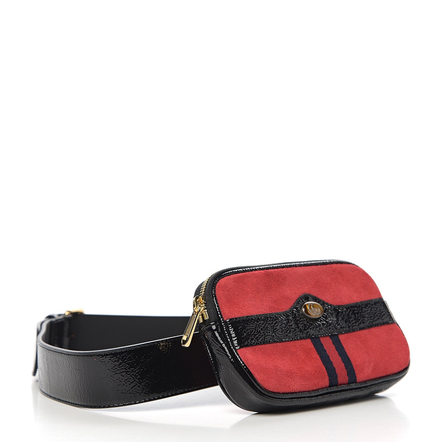 Gucci Suede Patent Ophidia Belted iPhone Case 90 36 Red 3 of 8
