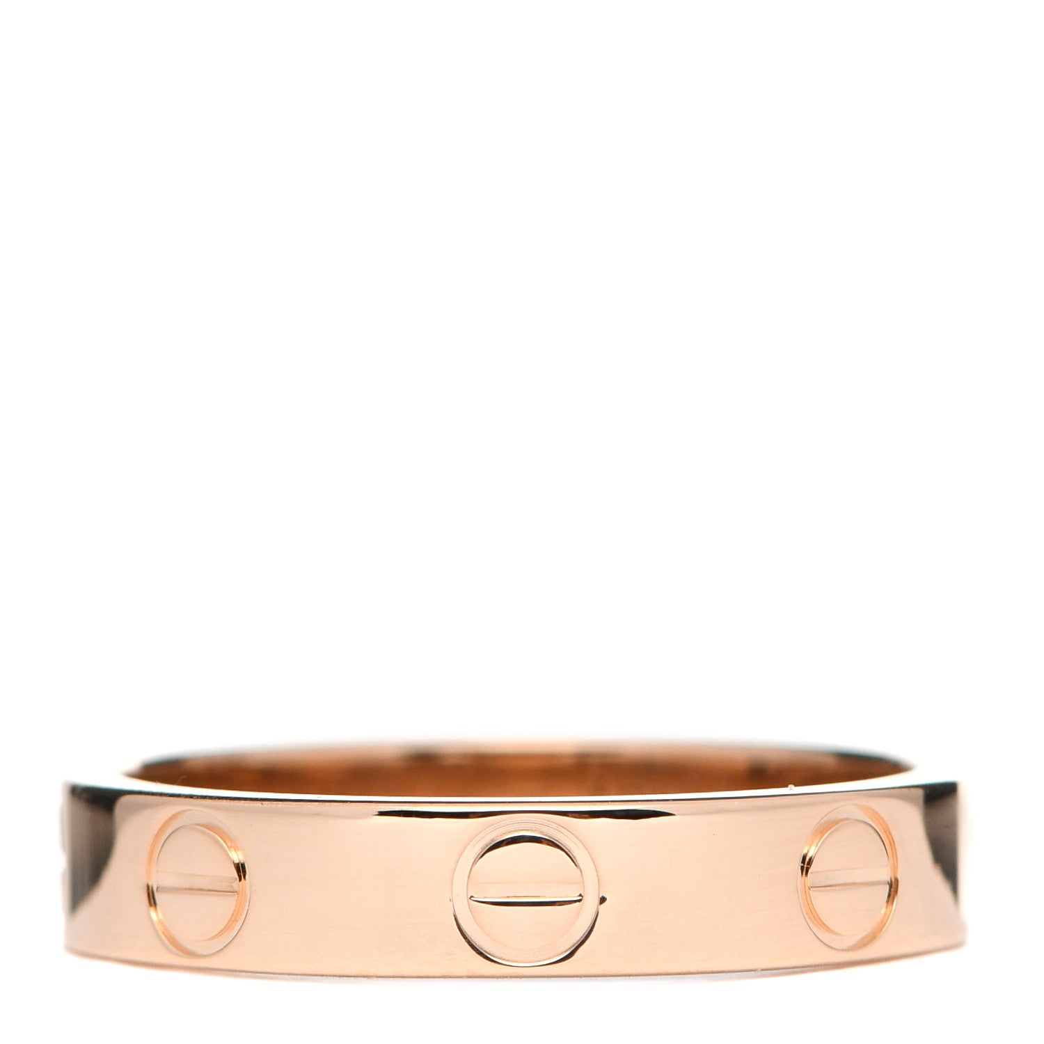 Cartier 18K Pink Gold 3.5mm LOVE Wedding Band Ring 50 5.25 1 of 8
