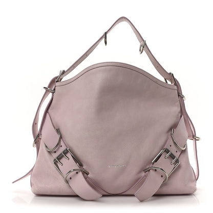 Givenchy Tumbled Calfskin Medium Voyou Bag Old Pink 1 of 10