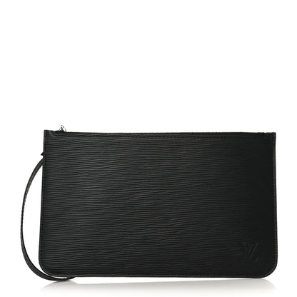 Louis Vuitton Epi Neverfull Pochette MM GM Black 1 of 6