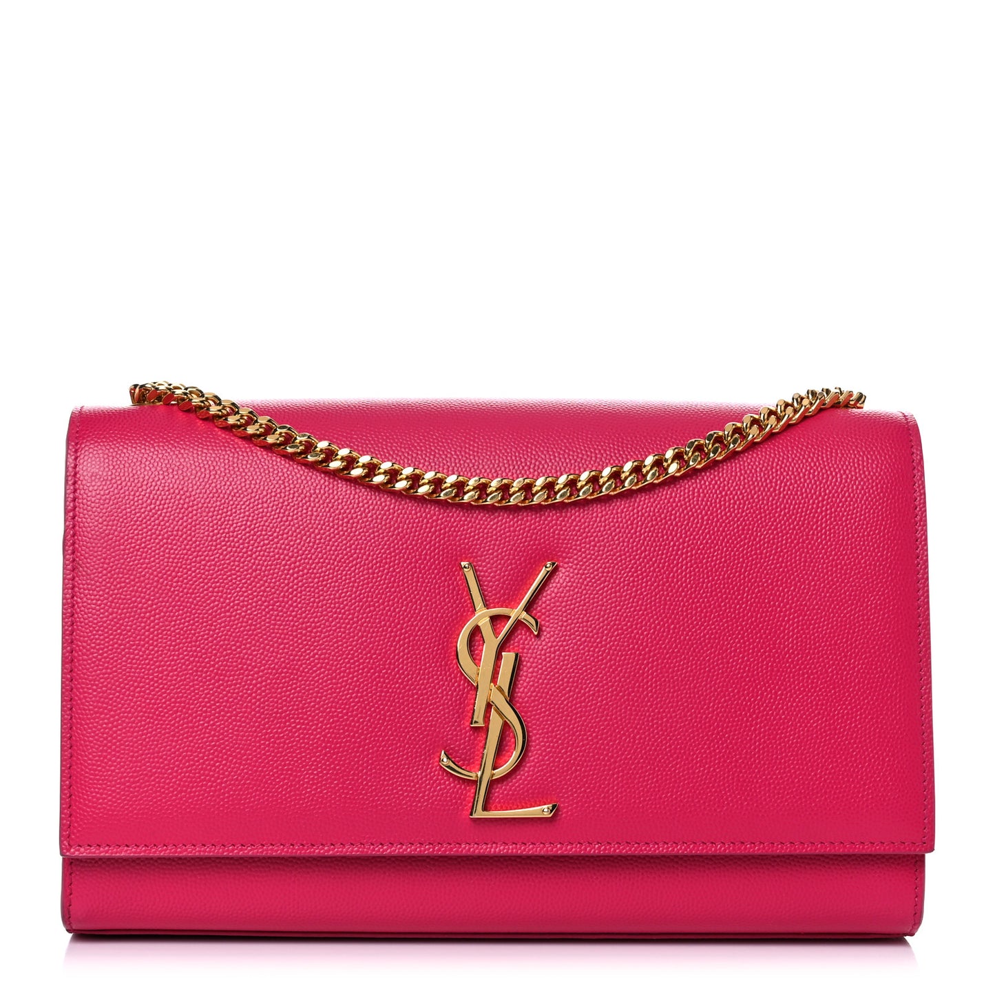 Grain De Poudre Medium Monogram Kate Satchel Lipstick Fuchsia