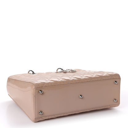 Christian Dior Patent Cannage Large Lady Dior Light Pink 4 of 11