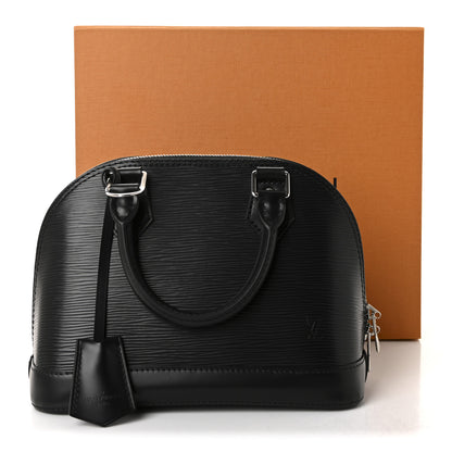 Louis Vuitton Epi Jacquard Alma BB Black 9 of 9