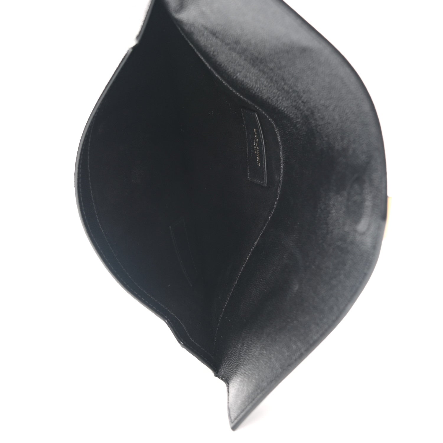 Saint Laurent Grain De Poudre Uptown Pouch Black 5 of 7