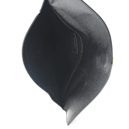 Saint Laurent Grain De Poudre Uptown Pouch Black 5 of 7
