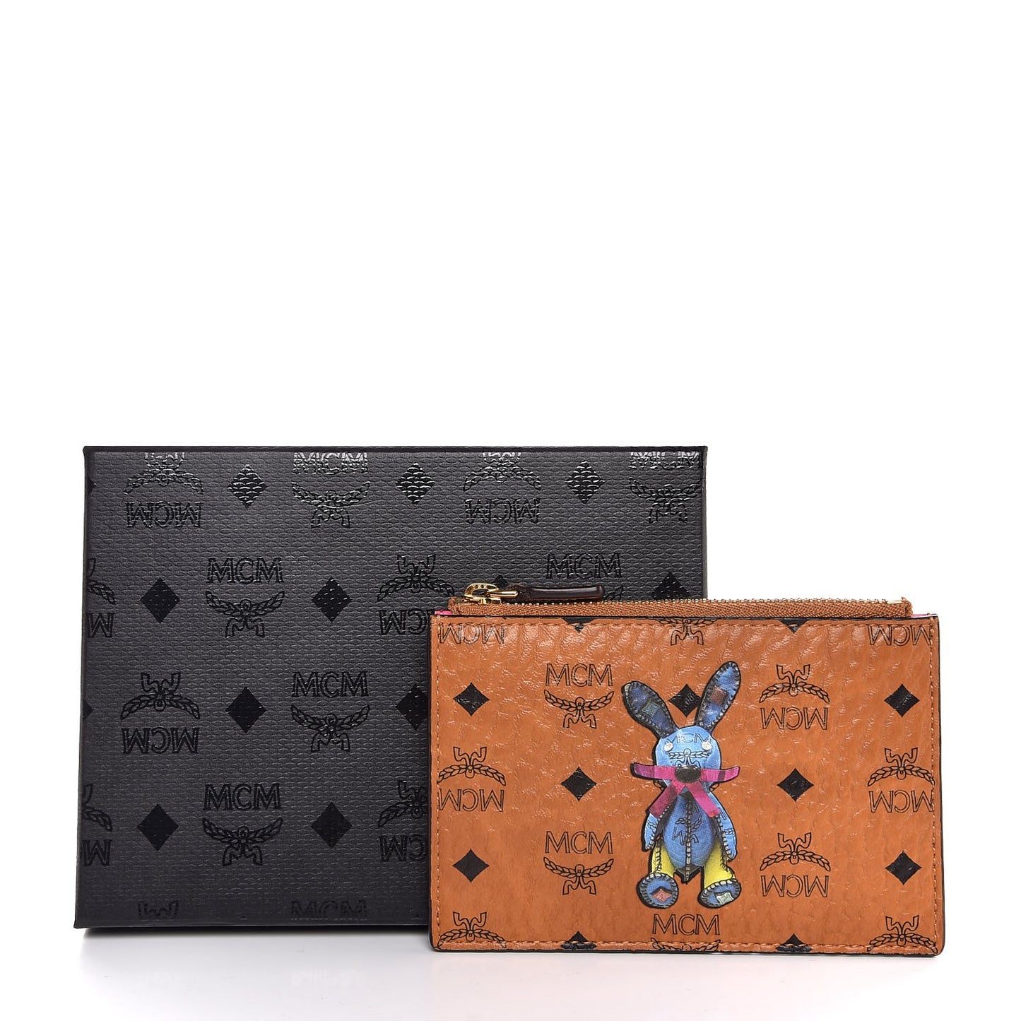 Visetos Rabbit Key Pouch Cognac