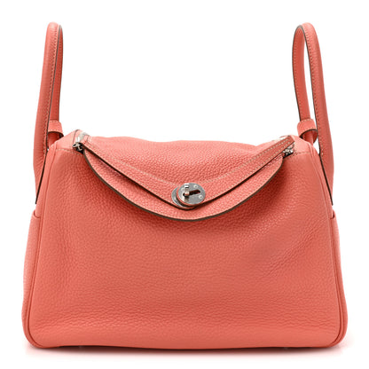 Hermes Taurillon Clemence Lindy 30 Crevette 1 of 13