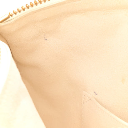 Christian Dior Lambskin Cannage Medium Dior Vibe Hobo Bag White 12 of 13