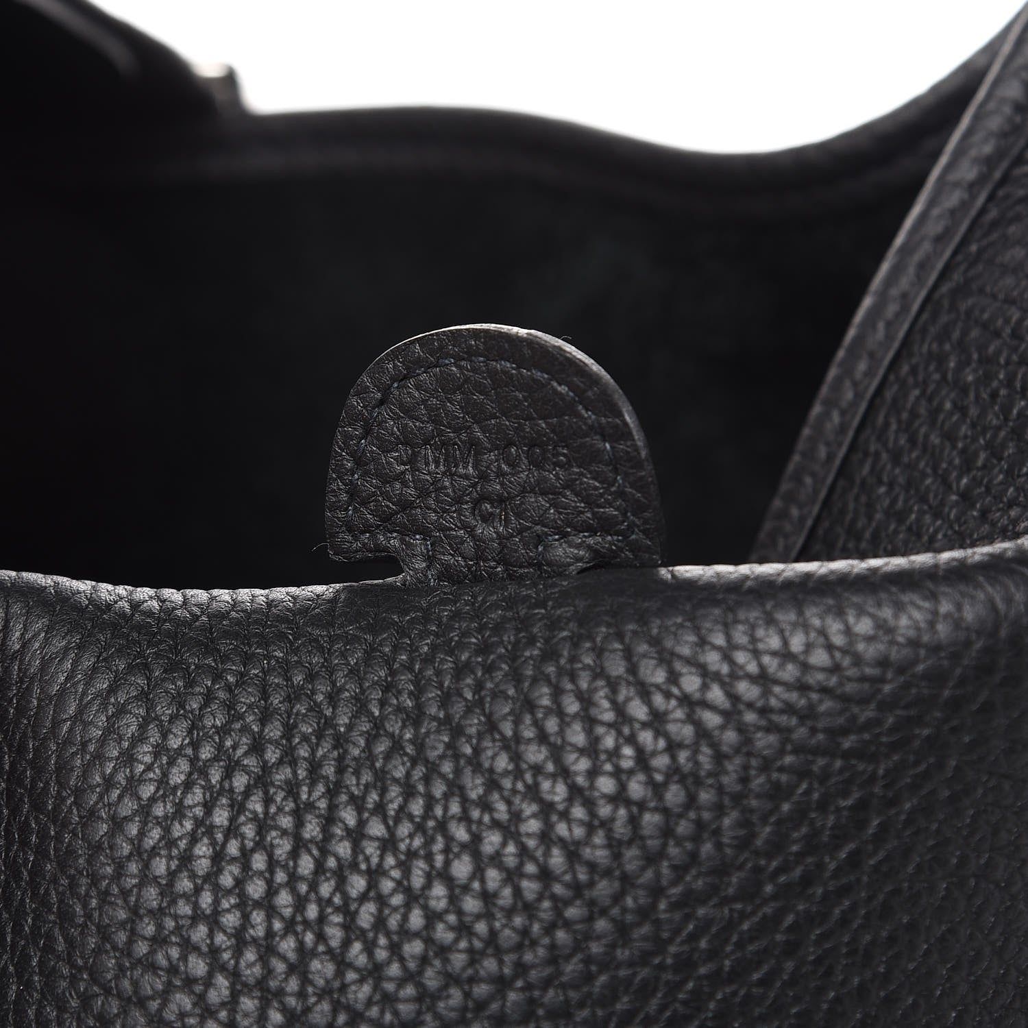 Hermes Taurillon Clemence Evelyne III PM Black 7 of 10