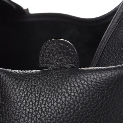 Hermes Taurillon Clemence Evelyne III PM Black 7 of 10
