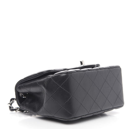 Chanel Lambskin Quilted Mini Square Flap Black 4 of 15