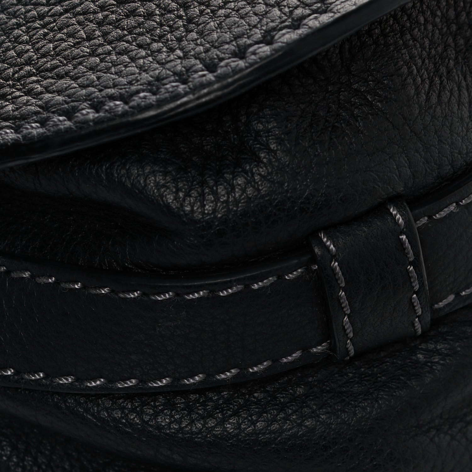 Chloe Calfskin Mini Marcie Round Crossbody Bag Black 9 of 11
