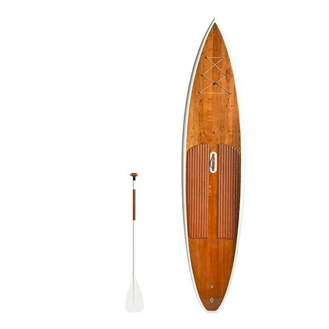Wood Odyssee Eau Paddle Board And Paddle Gold